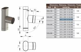 SWO trišakis HeatUp NP d.160/110x230 (H311 2 2001 0160 085)