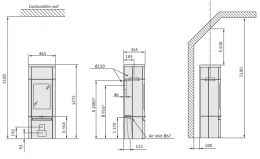 Krosnelė CONTURA C890T Style, korpusas juodos spalvos, kompl (998487, 203078, 998655)