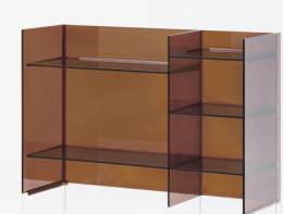 Kartell by LAUFEN Lentynų modulis Sound-rack 530x750x260 mm, spalva gintarinė