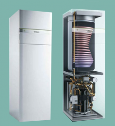 Vaillant šilumos siurblys su 175 l talpa flexo therm VWF 88/4 3 fazių