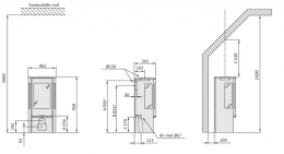 Krosnelė CONTURA C856G:2 Style, balta, su stikliniu viršumi (998454, 998661,203149)