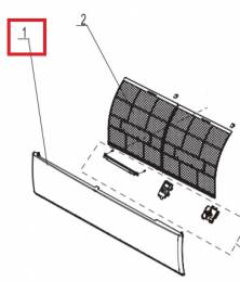 Priekinė panelė Gree U-Crown 2,5 kW ir 3,5 kW vidinei daliai 2002264205