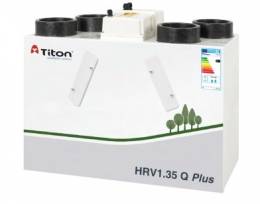 Rekuperatorius TITON HRV1.35 Q Plus BC Eco kairinis 237m3/h@100Pa