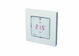 Icon™ su displėjumi, įleidžiamas į sieną patalpos termostatas 230V/50Hz, temp. ribos 5-35C, 3A/230V AC