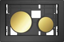TECEloop tvirtinimo rėmelis su mygtukais, aukso spalva